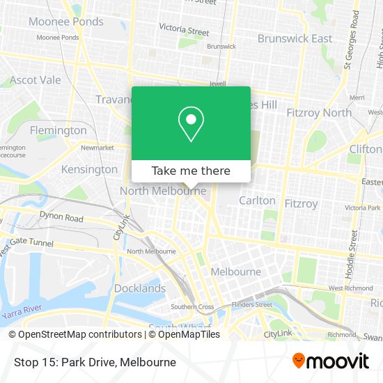 Stop 15: Park Drive map
