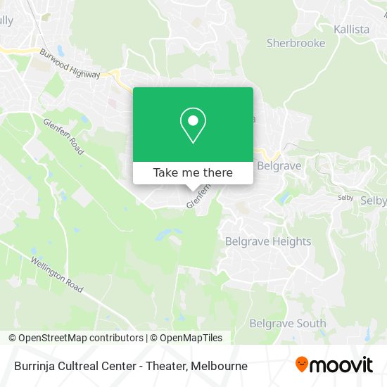 Burrinja Cultreal Center - Theater map