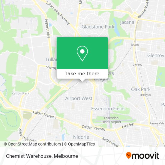 Chemist Warehouse map