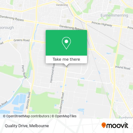 Quality Drive map