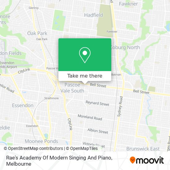 Rae's Academy Of Modern Singing And Piano map