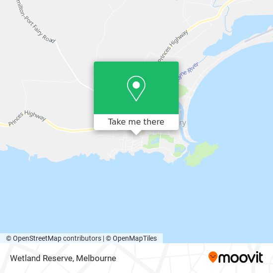 Wetland Reserve map