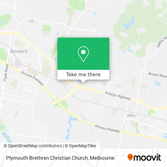 Mapa Plymouth Brethren Christian Church