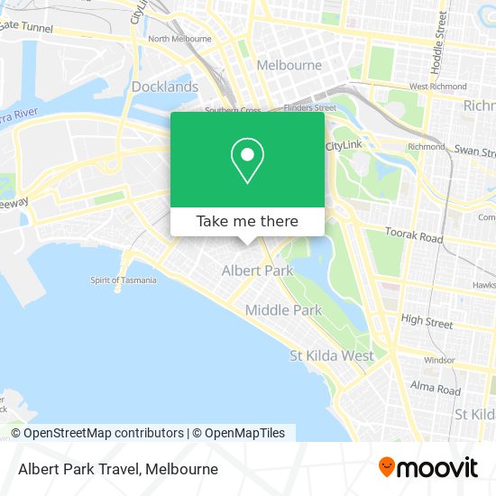 Albert Park Travel map