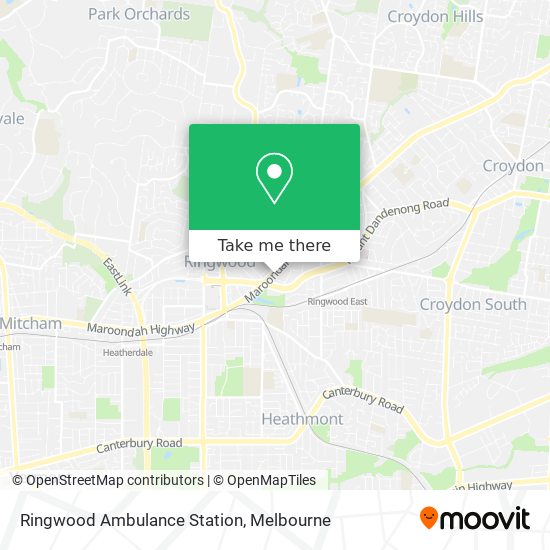Ringwood Ambulance Station map