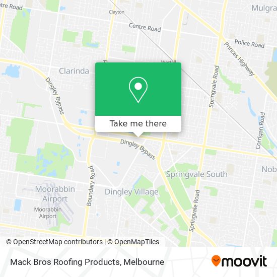 Mack Bros Roofing Products map