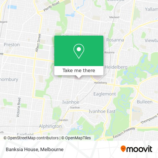 Banksia House map