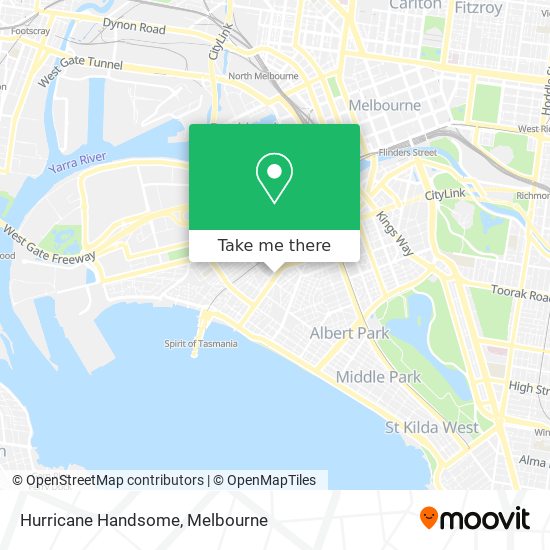 Hurricane Handsome map