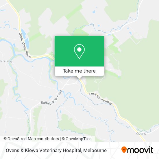 Ovens & Kiewa Veterinary Hospital map