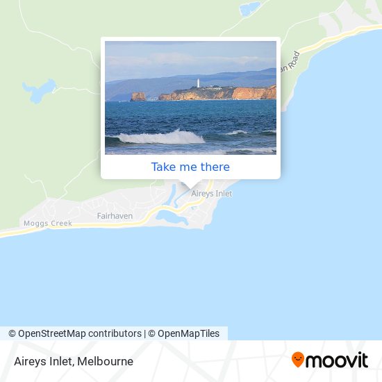 How to get to Aireys Inlet by bus or train?