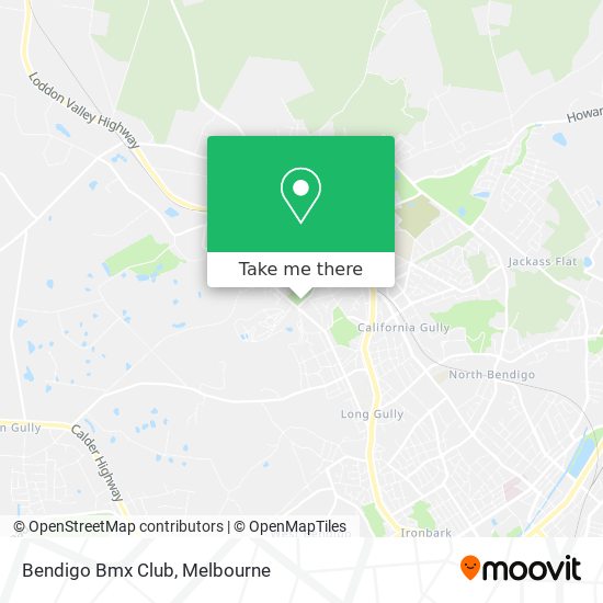 Bendigo Bmx Club map