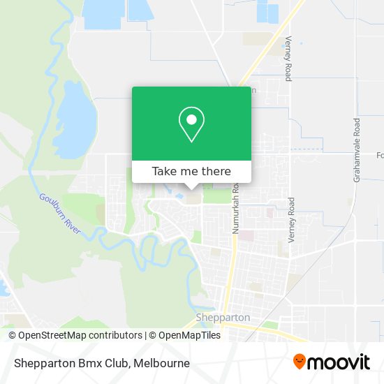 Shepparton Bmx Club map