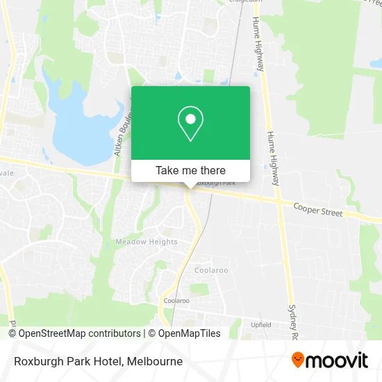 Mapa Roxburgh Park Hotel