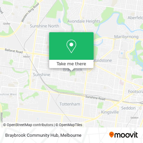 Mapa Braybrook Community Hub