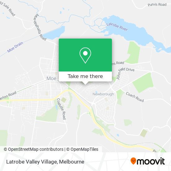 Latrobe Valley Village map
