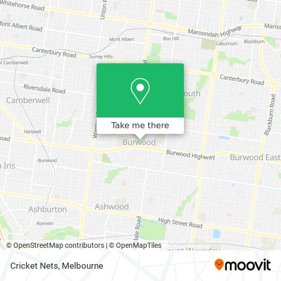 Cricket Nets map