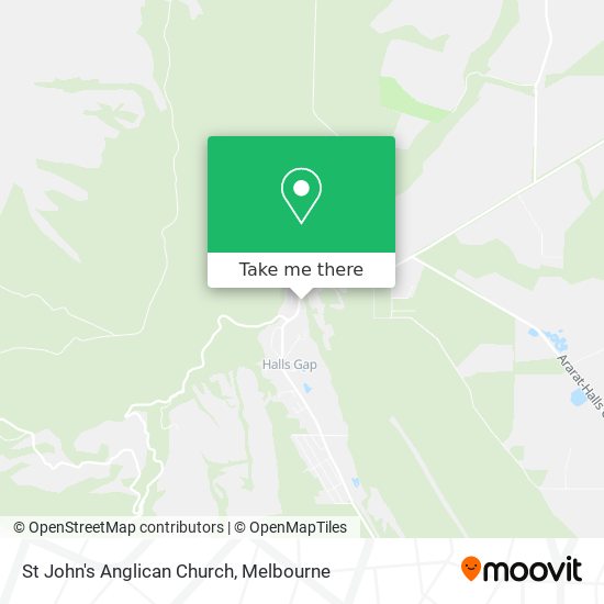 St John's Anglican Church map