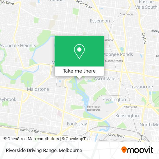 Mapa Riverside Driving Range