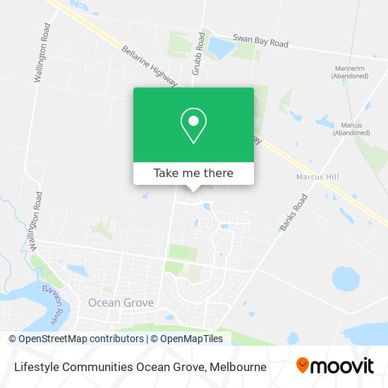 Lifestyle Communities Ocean Grove map