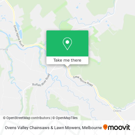 Ovens Valley Chainsaws & Lawn Mowers map