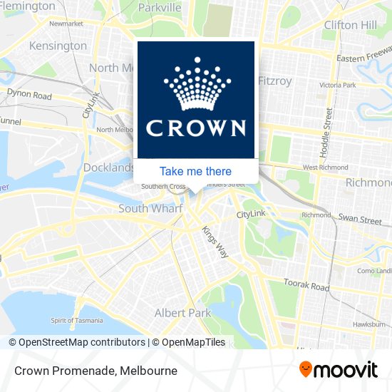 Crown Promenade map