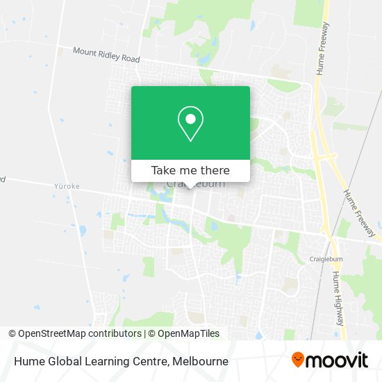 Hume Global Learning Centre map