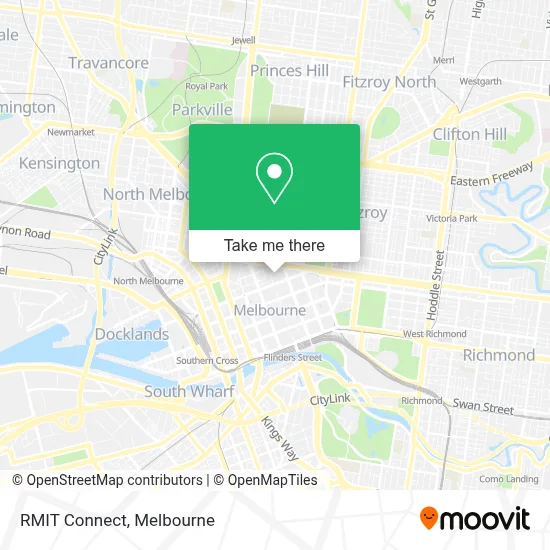 Mapa RMIT Connect