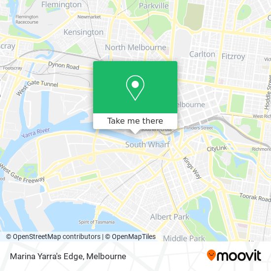 Marina Yarra's Edge map