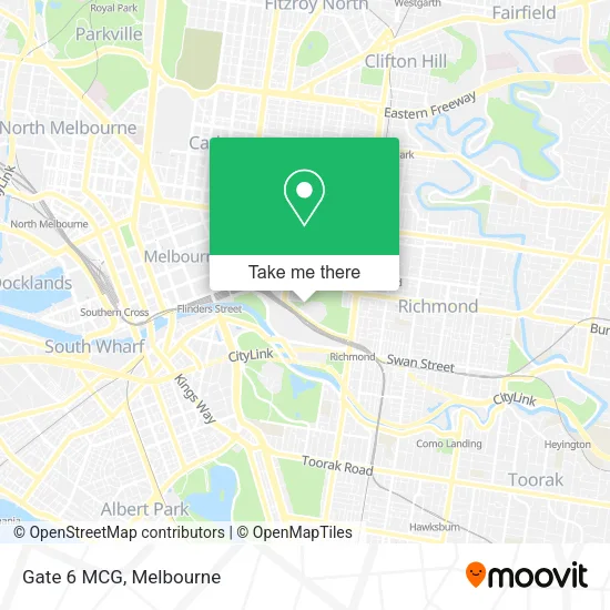 Gate 6 MCG map