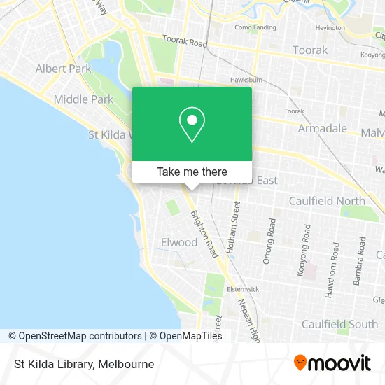 Mapa St Kilda Library