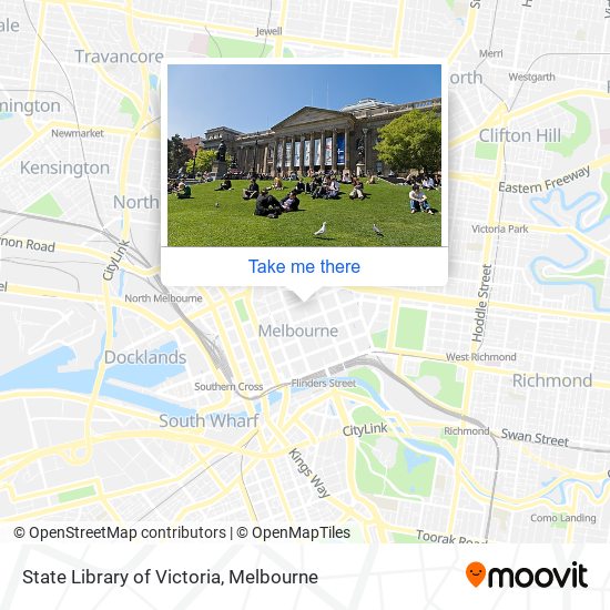 State Library of Victoria map