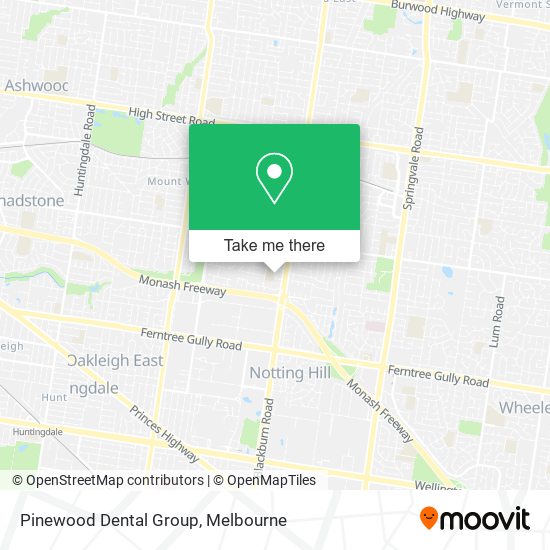 Pinewood Dental Group map
