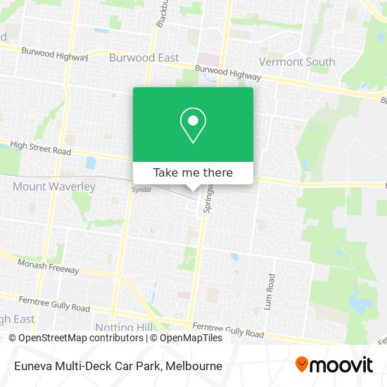 Euneva Multi-Deck Car Park map