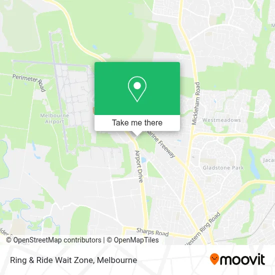 Mapa Ring & Ride Wait Zone