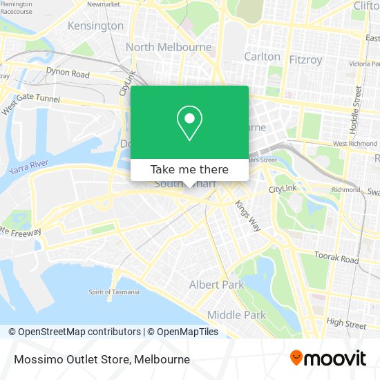 Mossimo Outlet Store map