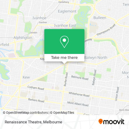 Renaissance Theatre map