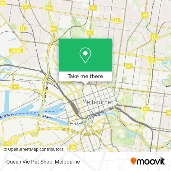 Queen Vic Pet Shop map