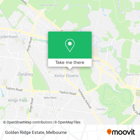 Golden Ridge Estate map