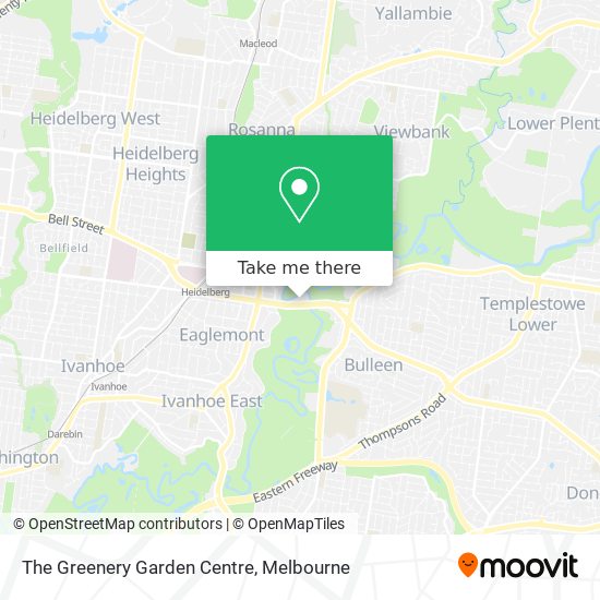 The Greenery Garden Centre map