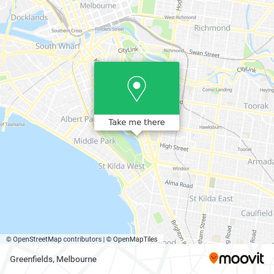 Greenfields map
