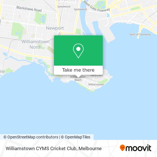 Williamstown CYMS Cricket Club map