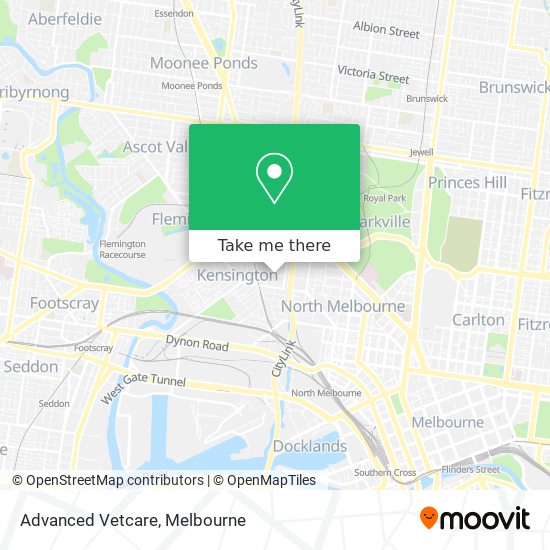 Advanced Vetcare map