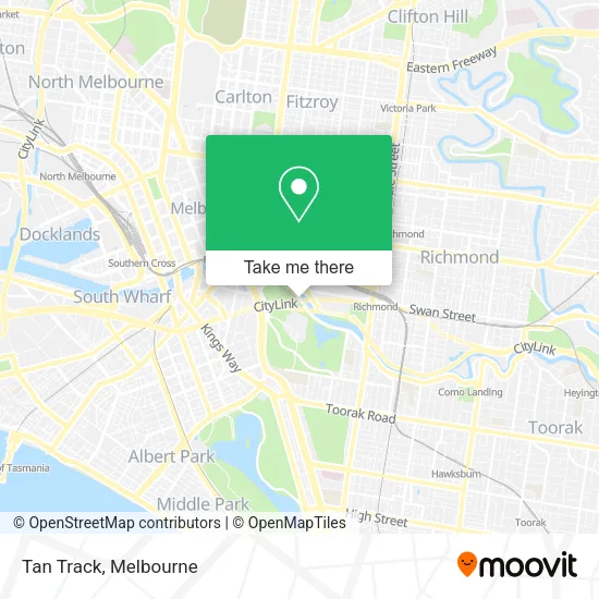 Tan Track map