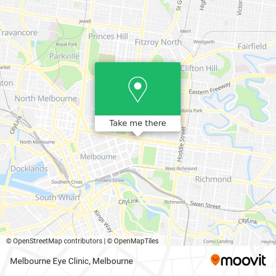 Mapa Melbourne Eye Clinic
