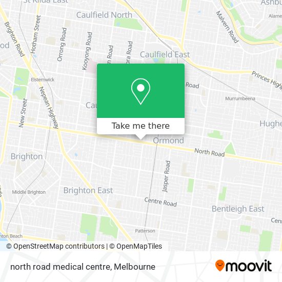 north road medical centre map