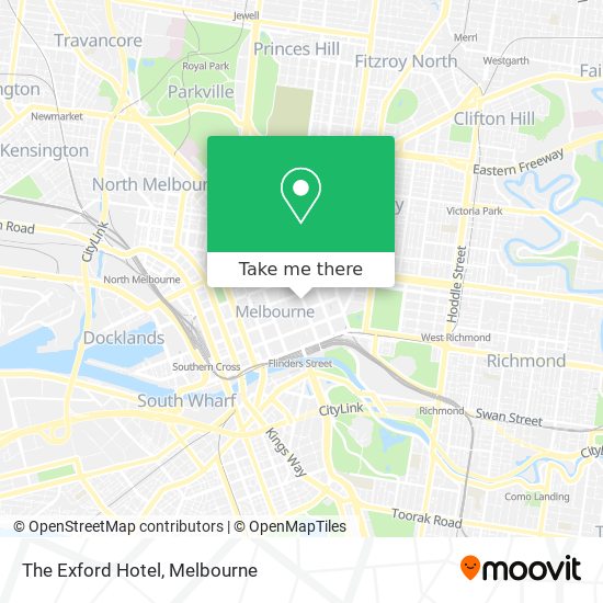 The Exford Hotel map