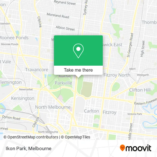 Ikon Park map