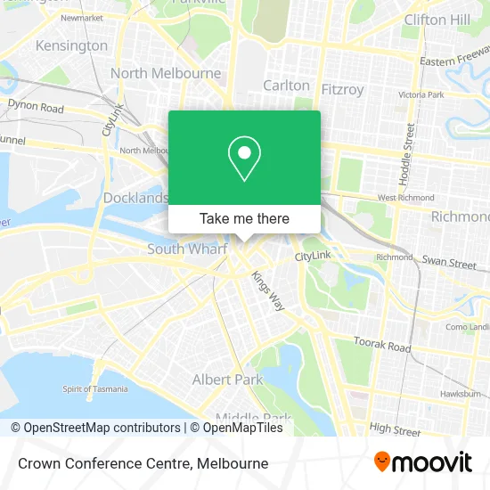 Mapa Crown Conference Centre