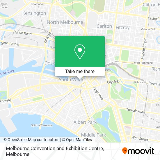 Melbourne Convention and Exhibition Centre map