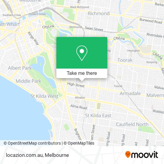 Mapa locazion.com.au